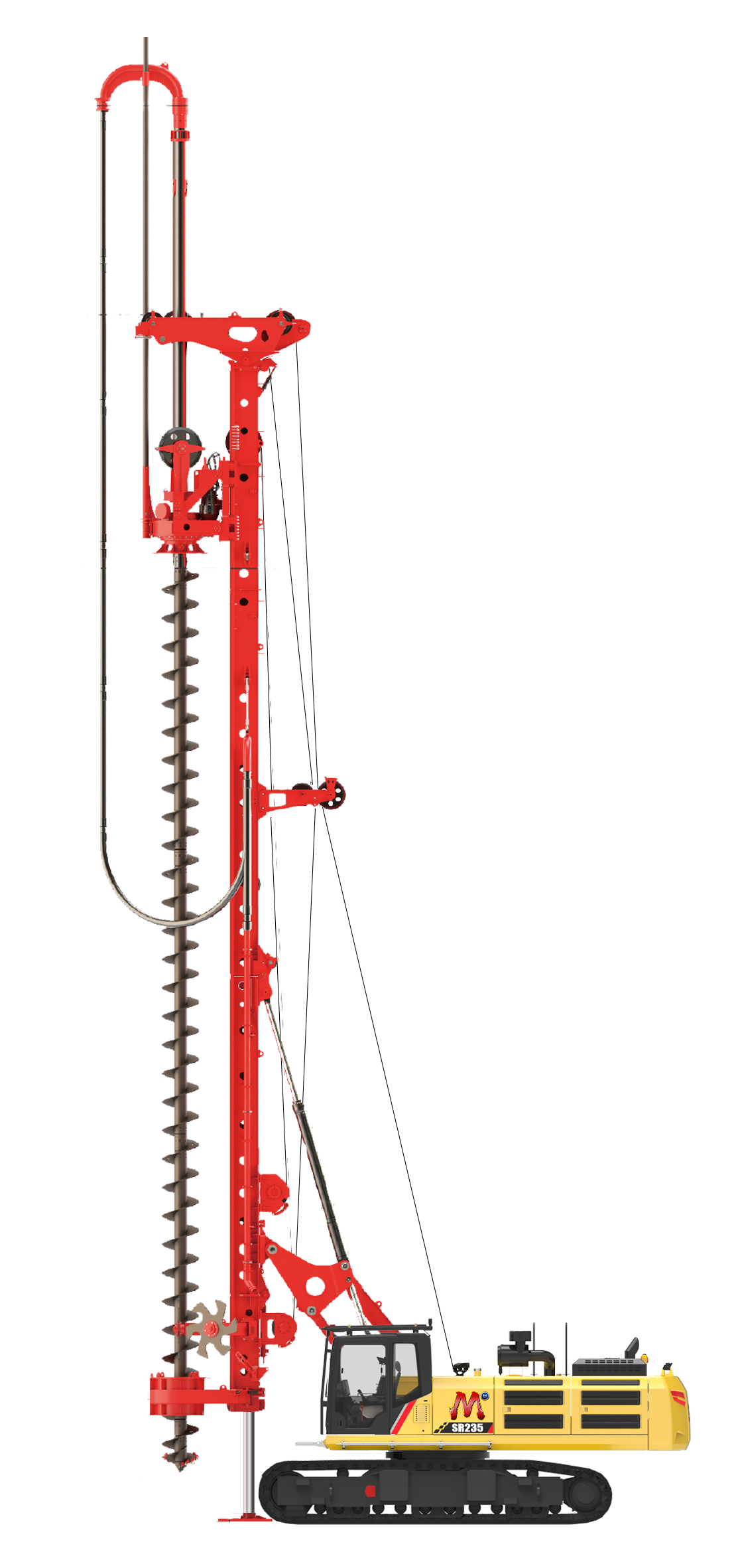 Sany SR235-MIII Rotary Drilling Rig - Sany Piling Machinery